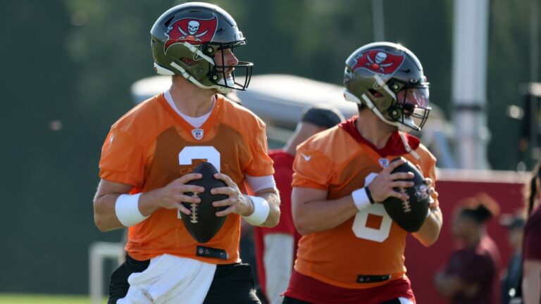 Los Bucs no tienen claro el sucesor de Tom Brady: Baker Mayfield será el titular la semana 1 de la pretemporada, Kyle Trask la segunda