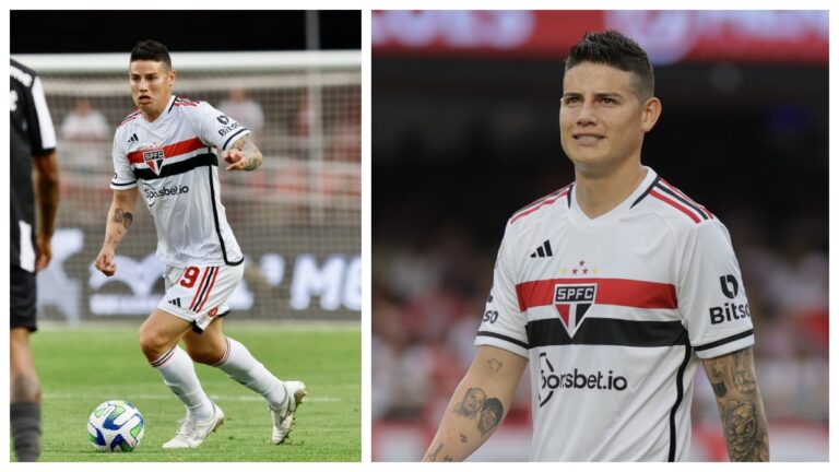 Sao Paulo calma los rumores sobre James: ¿Por qué solo jugó 45 minutos en su primer partido como titular?