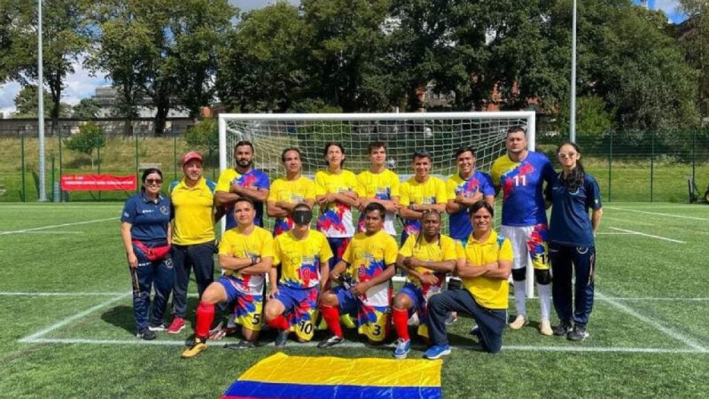 Selección Colombia de fútbol para ciegos.