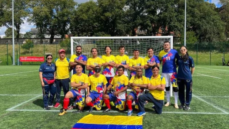 Selección Colombia de fútbol para ciegos se clasificó a octavos de final en el Mundial
