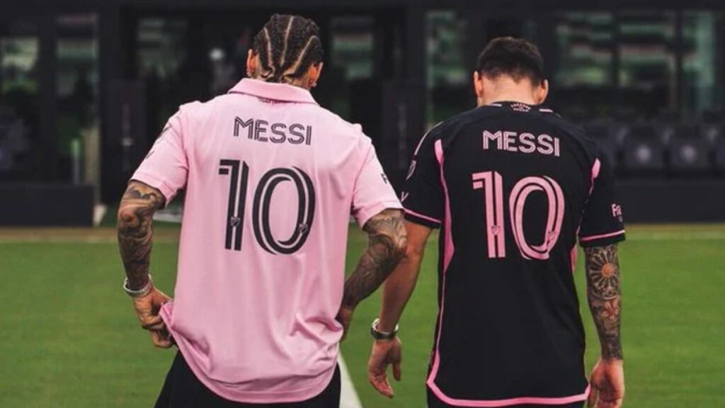 Messi y Maluma con su nueva canción.