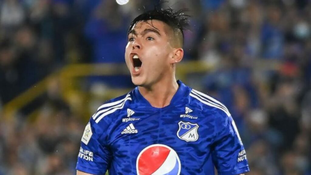 Daniel Ruiz jugando con Millonarios.