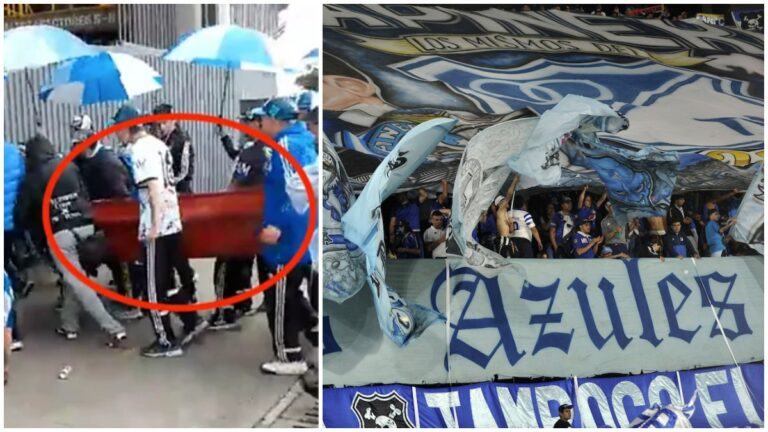 Comandos Azules es sancionada por entrar un ataúd con un muerto a partido de Millonarios