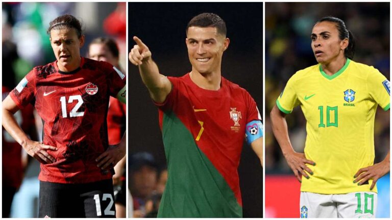 La eliminación de Marta y Christine Sinclair abre la puerta para que Cristiano Ronaldo sea el primero en marcar en seis Mundiales en el 2026