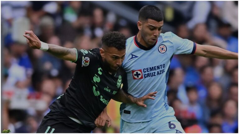 Santos rescata el empate en un partidazo con el Cruz Azul