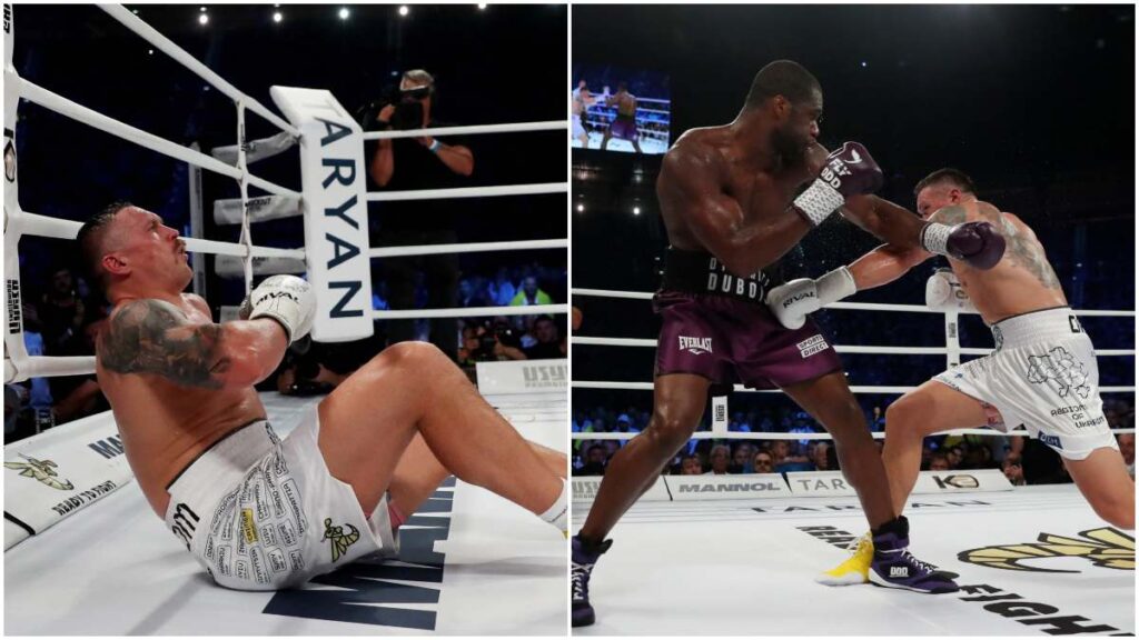 El polémico golpe bajo de Dubois a Usyk | Reuters; Pempel