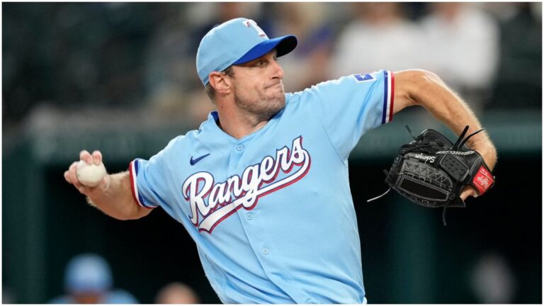 Max Scherzer mete un ponche histórico en la derrota de los Rangers