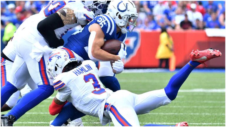 Damar Hamlin regresa con los Bills tras el paro cardíaco y complica el debut Anthony Richardson con los Colts