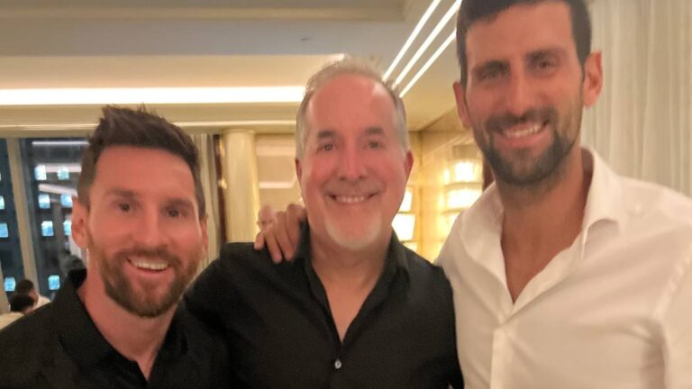 Lionel Messi y Novak Djokovic se encuentran en Nueva York