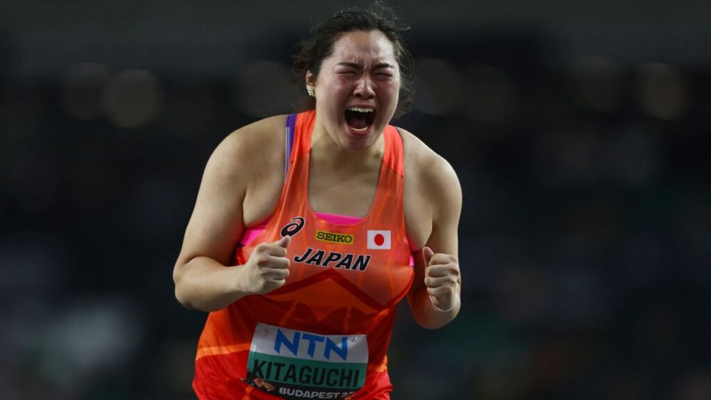 Haruka Kitaguchi logró coronarse en el Mundial de Atletismo celebrado en Budapest