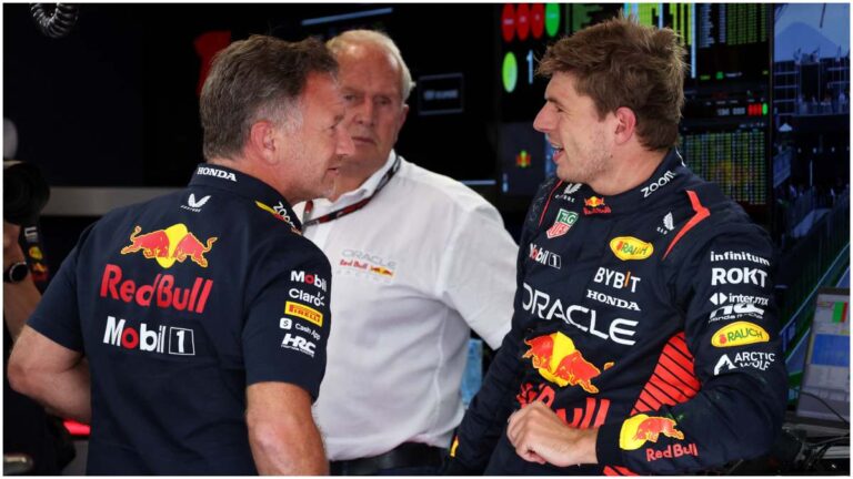 Horner niega que exista un favoritismo en Red Bull para Max Verstappen sobre Checo Pérez