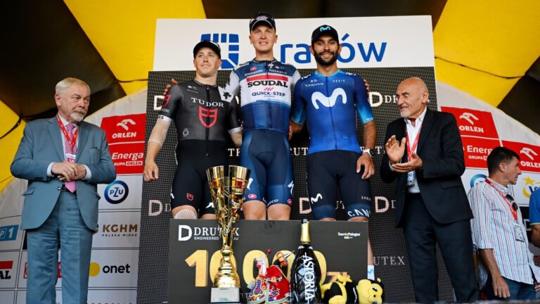 Fernando Gaviria cierra el Tour de Polonia con otro podio en la última etapa