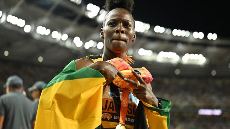 Shericka Jackson se corona bicampeona mundial de los 200 metros en Budapest 2023