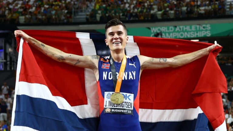 Jakob Ingebrigtsen se convierte en bicampeón mundial de los 5000m en Budapest 2023