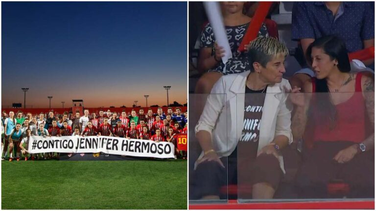 Jenni Hermoso reaparece y recibe muestras de apoyo en el partido de Atlético de Madrid y Milan de la Women’s Cup
