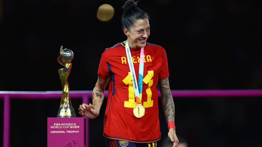 Jennifer Hermoso, campeona del mundo con España: "Es la mejor sensación que he vivido en el fútbol"