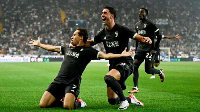 Juventus pisa fuerte en su debut en la Serie A y vence a Udinese
