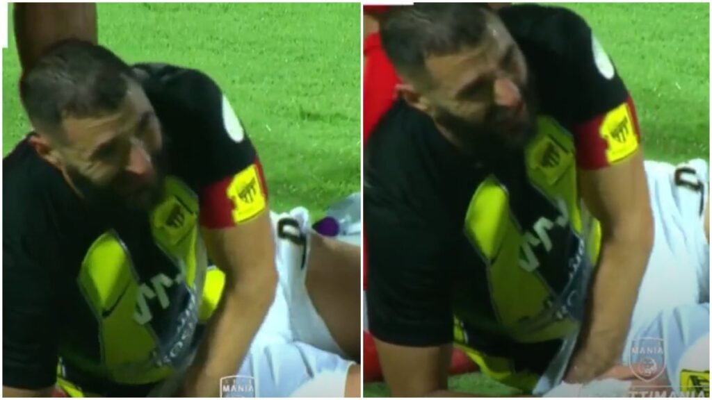 La lesión de Benzema en el Al Ittihad | Captura de Pantalla