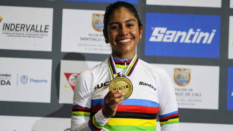 Juliana Londoño, nueva campeona mundial junior del ómnium