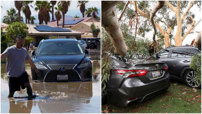 Hilary amenaza Nevada después de la caída de árboles e inundaciones que provocó en California