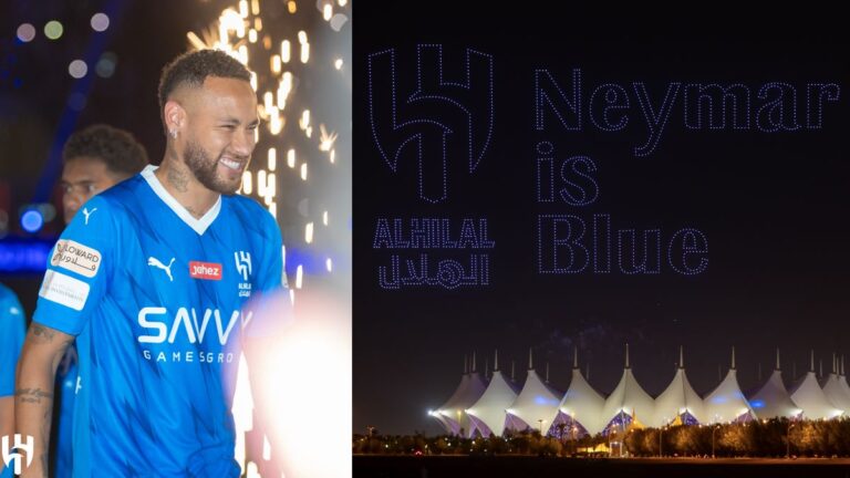 Neymar vive espectacular presentación con el Al Hilal