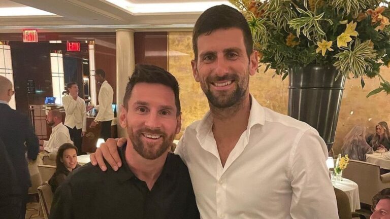 ¡Encuentro de GOAT’s! Djokovic y Messi conviven en Nueva York