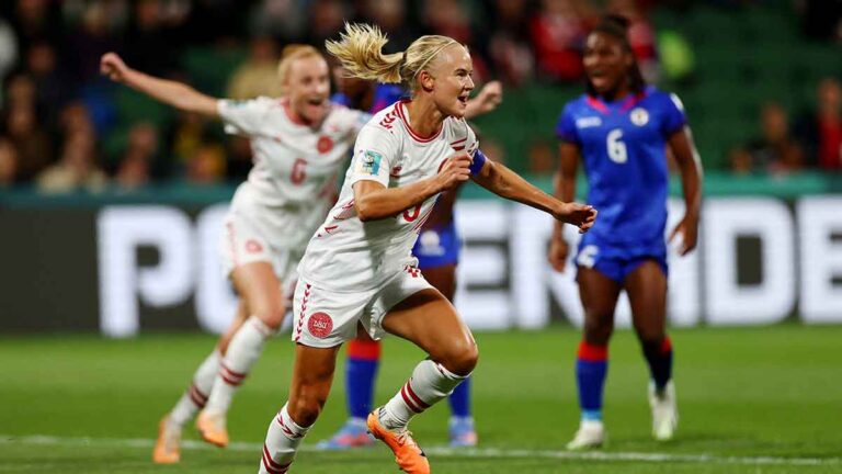 Dinamarca vence a Haití y asegura su boleto a los octavos de final de la Copa del Mundo femenil 2023