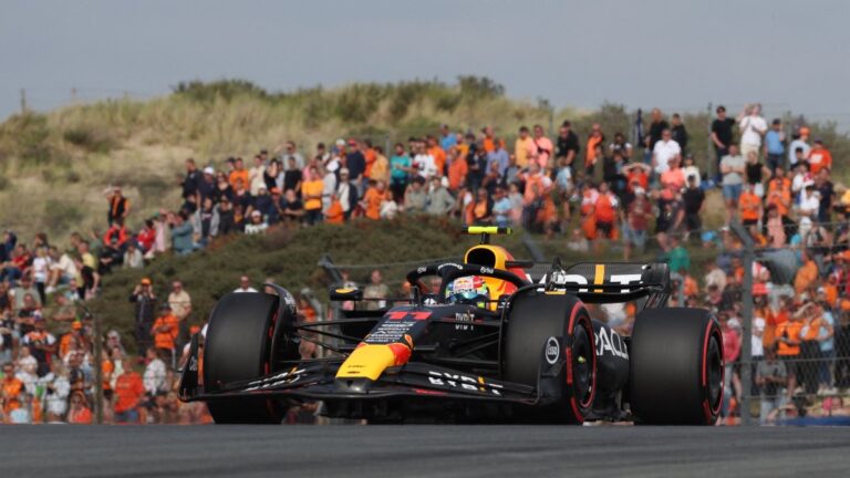 McLaren y Norris sorprenden en las Libres 2 del GP de Países Bajos; Checo se queda en el séptimo lugar