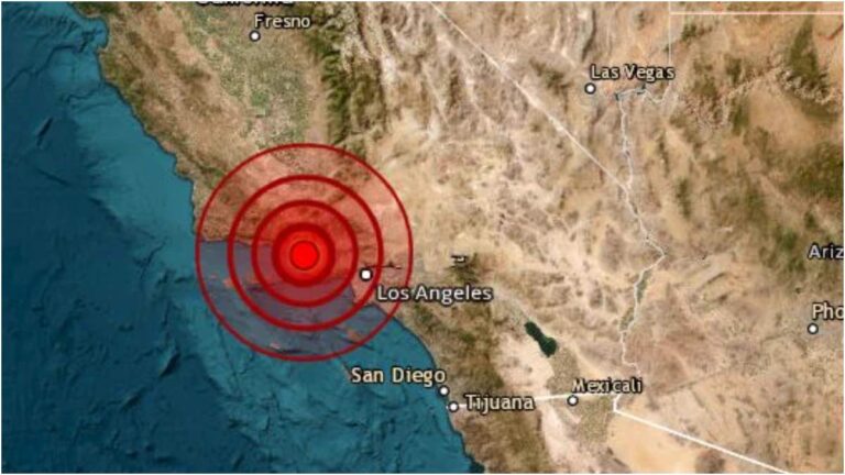 Hurriquake: Terremoto de magnitud 5.1 y tormenta tropical Hilary sacuden simultáneamente a California