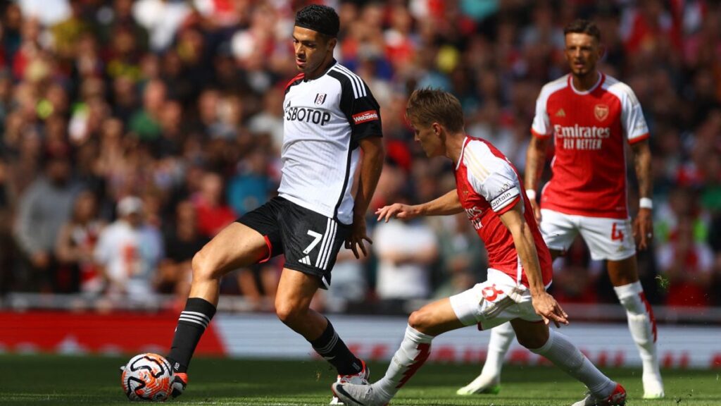 Jiménez y el Fulham empatan ante Arsenal | Reuters/Matthew Childs