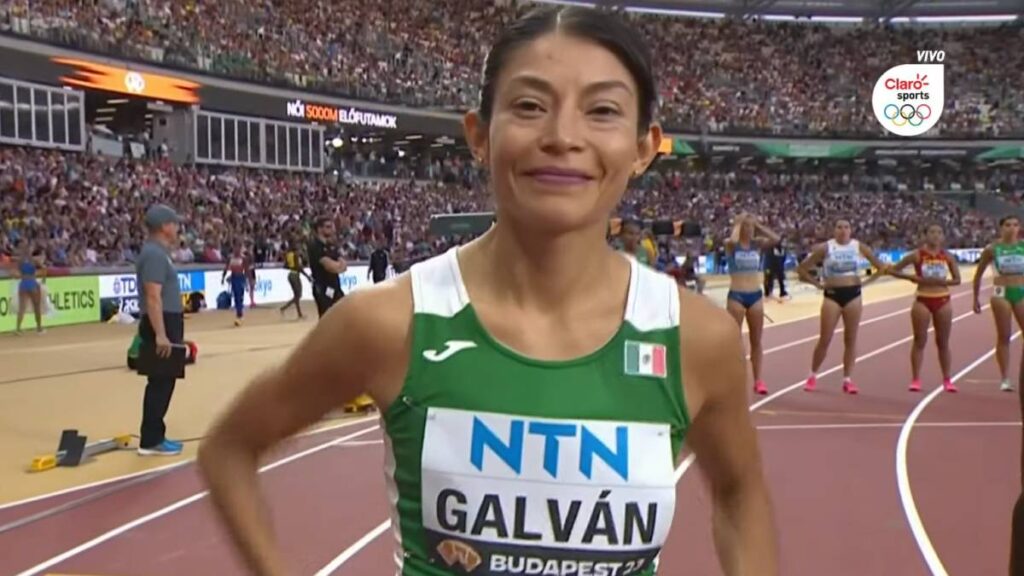 Laura Galván rompió el récord nacional en Budapest 2023 dentro de los 5000m