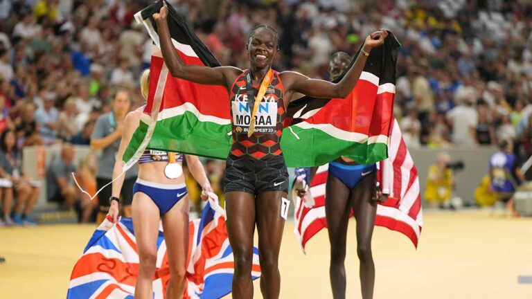 Mary Moraa se lleva el oro en los 800m femenil de Budapest 2023