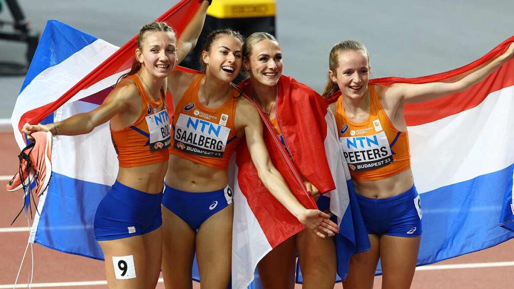 ¡Dramática final! Países Bajos se lleva el oro en los relevos 4x400m femenil de Budapest 2023 | Reuters