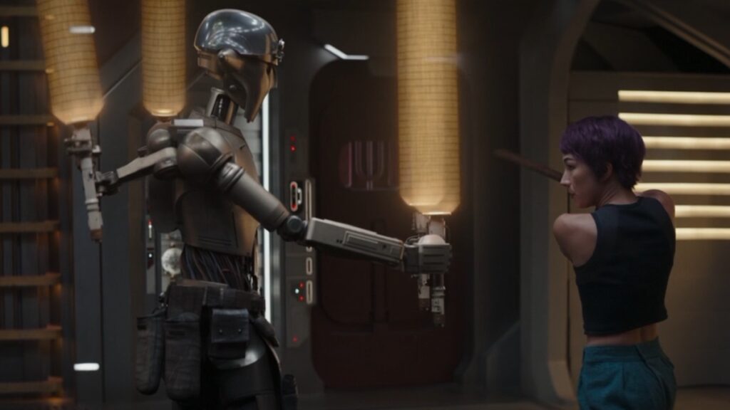 sabine entrenamiento ahsoka