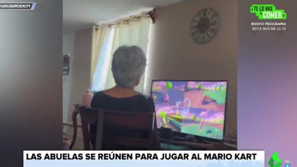 abuelitas gamer mario kart