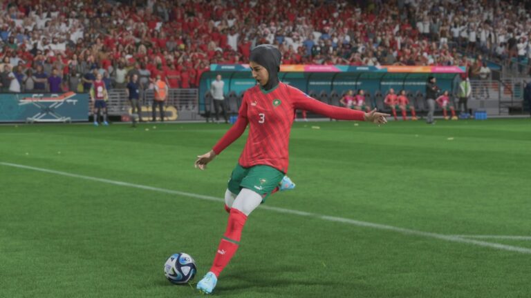FIFA 23 introdujo a la primera jugadora con hijab en la historia