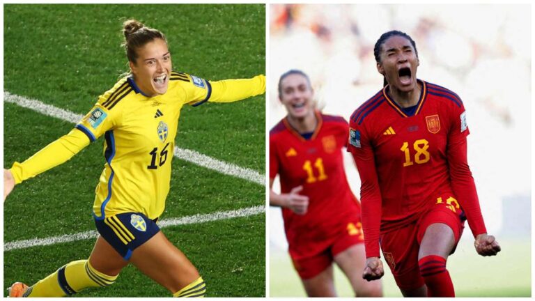 Semifinales del Mundial femenino 2023, al momento: España vs Suecia