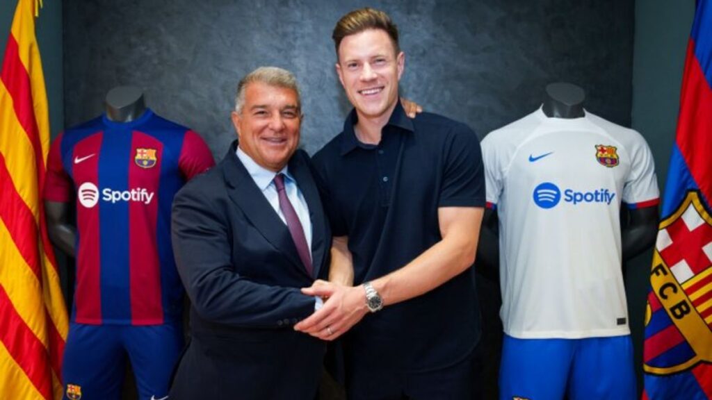 Ter Stegen extiende su contrato con el Barça hasta 2028