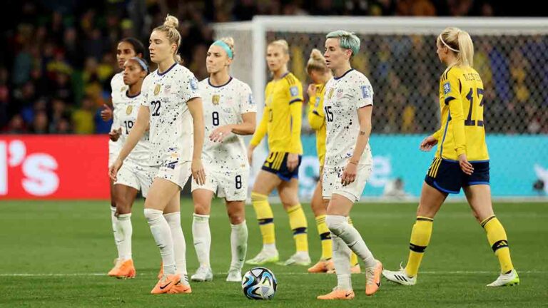 Suecia y un milimétrico penalti eliminan a USWNT del Mundial