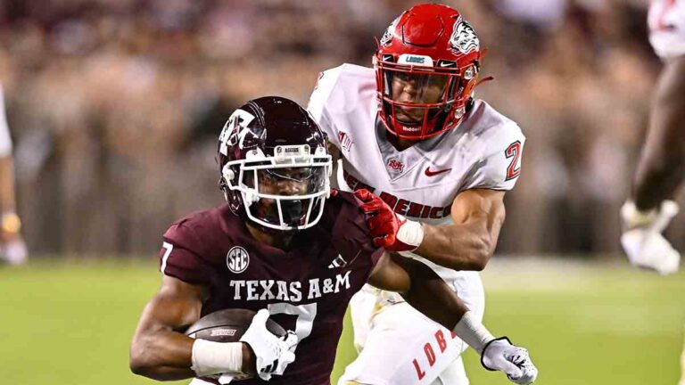 Conner Weigman hace historia con Texas A&M y superan a New Mexico