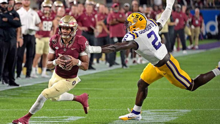 Jordan Travis y Keon Coleman lideran a Florida State en la paliza sobre LSU