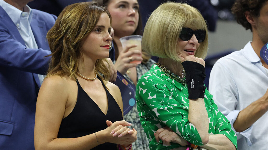 Emma Watson estuvo presente en el US Open