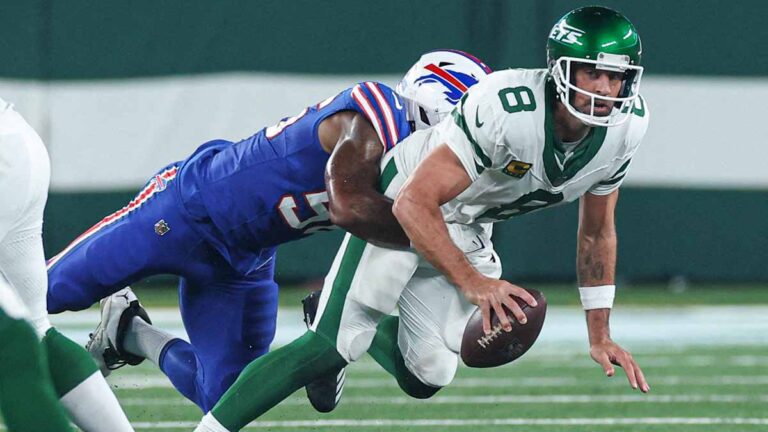 La NFL admite que apuesta a que Aaron Rodgers esté sano al poner a los Jets con juegos en horario estelar