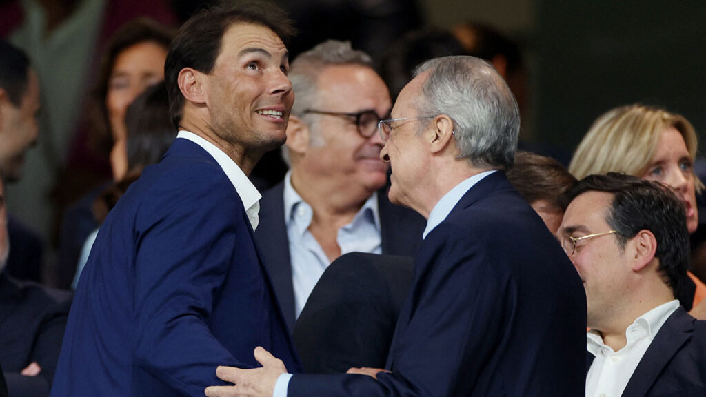 Rafael Nadal comentó que le gustaría ser presidente del Real Madrid