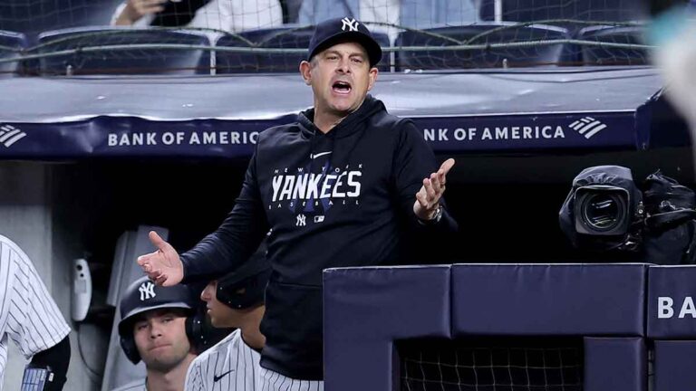 Luego del fracaso de los Yankees: ¿El futuro de Aaron Boone está en duda?