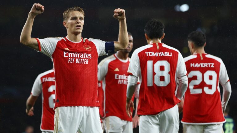 El regreso soñado de Arsenal a la Champions: baile y goleada ante PSV Eindhoven en el Emirates
