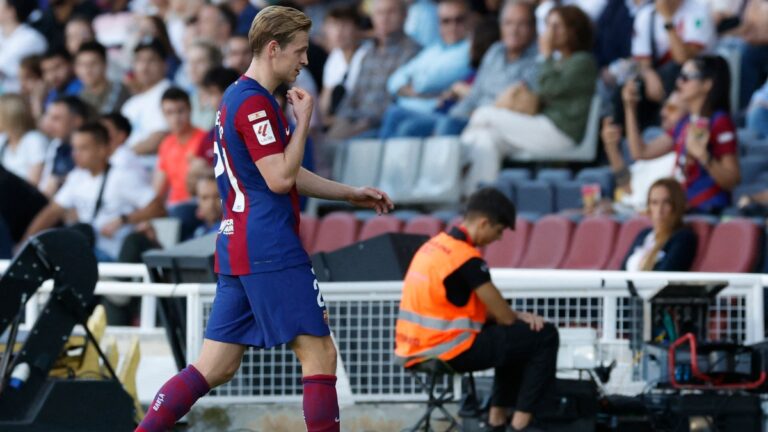 Frenkie De Jong, baja indefinida en Barcelona por lesión en tobillo