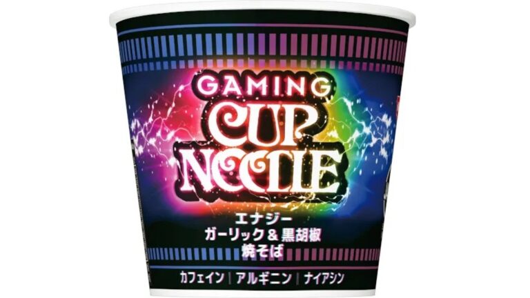 Japón tendrá sopas instantáneas para gamers con cafeína, para aguantar toda la noche