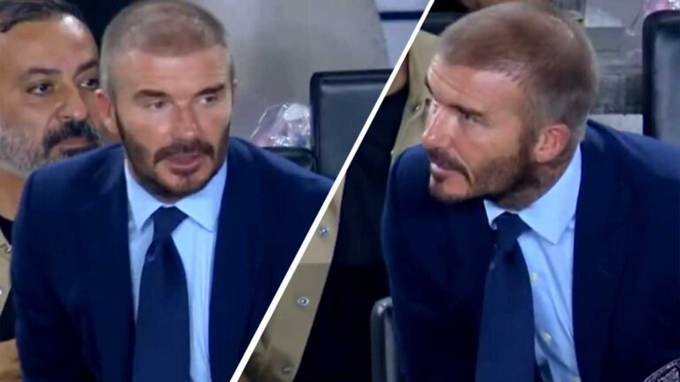 ¡David Beckham frustrado! El dueño del Inter Miami incrédulo con el accionar de su equipo
