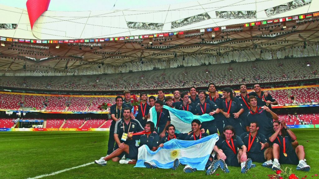 El equipo argentino, medalla de oro en Beijing 2008 | Foto: @PrensaCOA